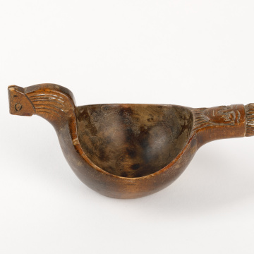 Carved salt container
