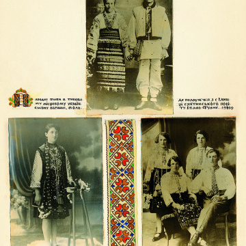 The historical ethnographic art album by Ivan Honchar 'Ukraine and Ukrainians'. Volume 'Galicia. Lviv, Ivano-Frankivsk and Ternopil regions'