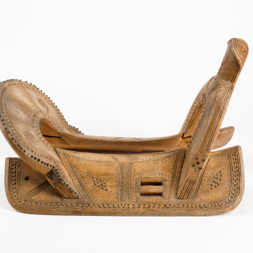 Carved saddle 