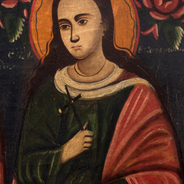 Icon 'St. Nicholas, St. Mary Magdalene, St. Catherine'