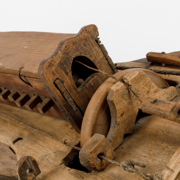 Blind performers' lira kolisna 'slipetska' (hurdy-gurdy)
