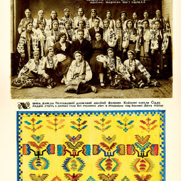 The historical ethnographic art album by Ivan Honchar 'Ukraine and Ukrainians'. Volume 'Poltava region'