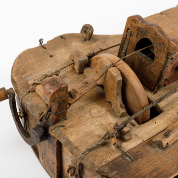 Blind performers' lira kolisna 'slipetska' (hurdy-gurdy)