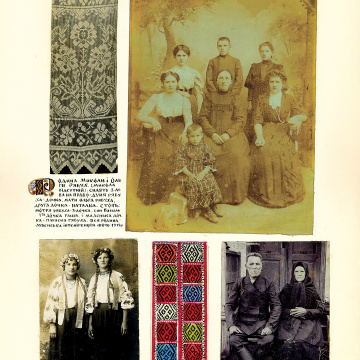 The historical ethnographic art album by Ivan Honchar 'Ukraine and Ukrainians'. Volume 'Poltava region'