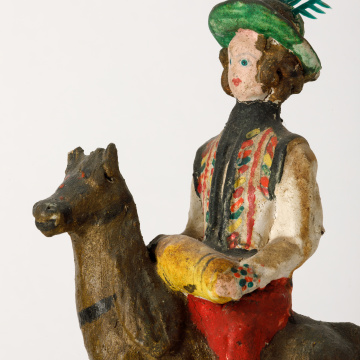 Sculpture 'Hutsul on horseback'