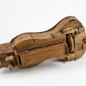 Blind performers' lira kolisna 'slipetska' (hurdy-gurdy)
