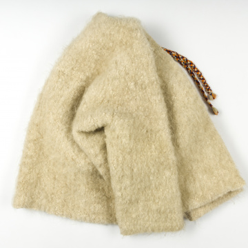 Men's hunia (white wool overcoat)