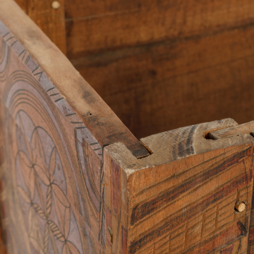 Carved chest-table