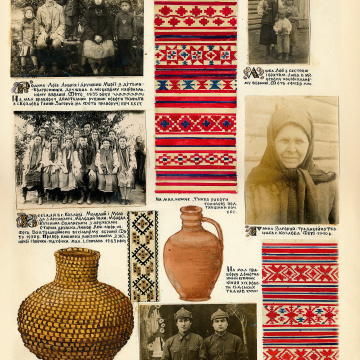 The historical ethnographic art album by Ivan Honchar 'Ukraine and Ukrainians'. Volume 'Left-bank Kyiv region'