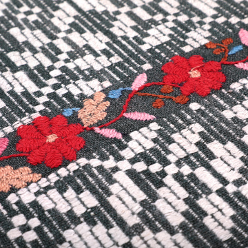 Woven and embroidered rushnyk (towel)