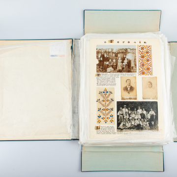The historical ethnographic art album by Ivan Honchar 'Ukraine and Ukrainians'. Volume 'Left-bank Kyiv region'