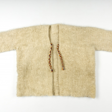 Men's hunia (white wool overcoat)