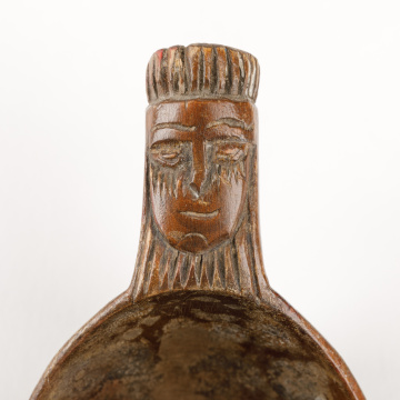 Carved salt container
