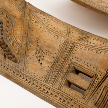 Carved saddle 