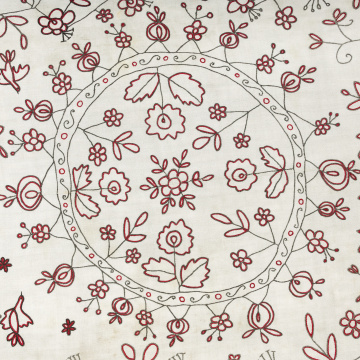 Embroidered tablecloth