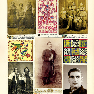 The historical ethnographic art album by Ivan Honchar 'Ukraine and Ukrainians'. Volume 'Poltava region'