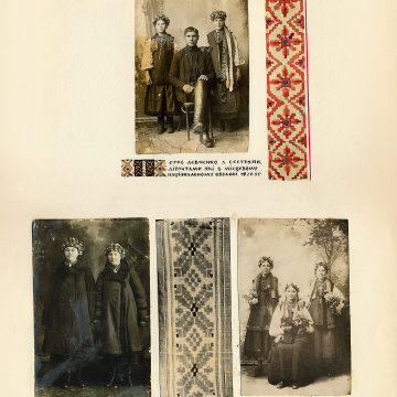 The historical ethnographic art album by Ivan Honchar 'Ukraine and Ukrainians'. Volume 'Left-bank Kyiv region'