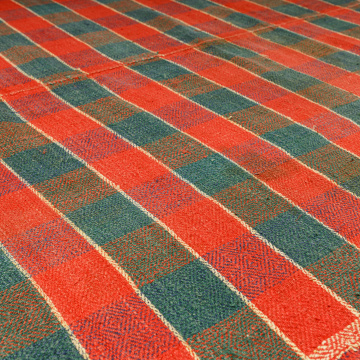 Woven woolen, striped riadno (blanket)