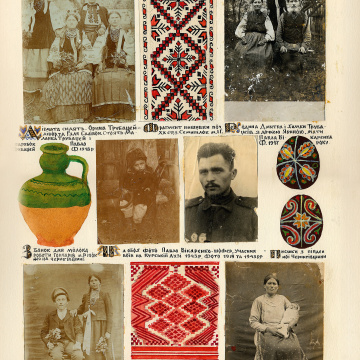 The historical ethnographic art album by Ivan Honchar 'Ukraine and Ukrainians'. Volume 'Left-bank Kyiv region'