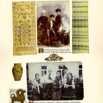 The historical ethnographic art album by Ivan Honchar 'Ukraine and Ukrainians'. Volume 'Poltava region'