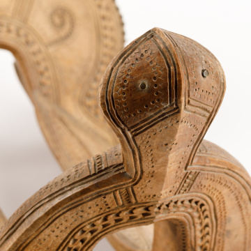 Carved saddle 