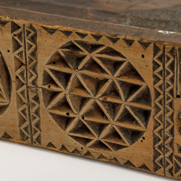 Carved icon shelf
