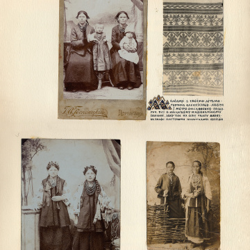 The historical ethnographic art album by Ivan Honchar 'Ukraine and Ukrainians'. Volume 'Left-bank Kyiv region'