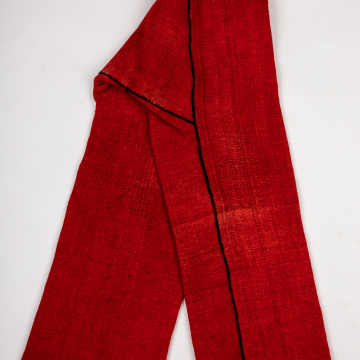 Pants made of red cloth