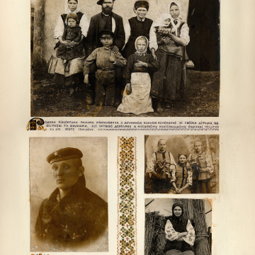 The historical ethnographic art album by Ivan Honchar 'Ukraine and Ukrainians'. Volume 'Left-bank Kyiv region'