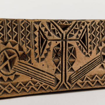 Carved icon shelf