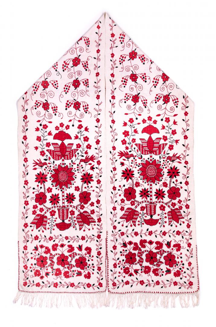 Monastic embroidered rushnyk (towel)