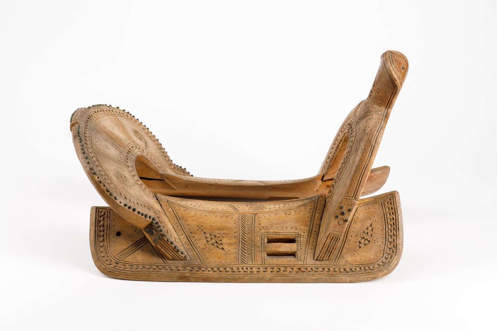 Carved saddle 