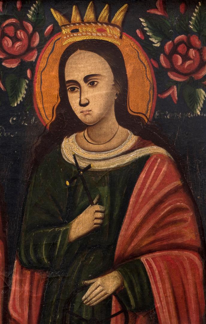 Icon 'St. Nicholas, St. Mary Magdalene, St. Catherine'