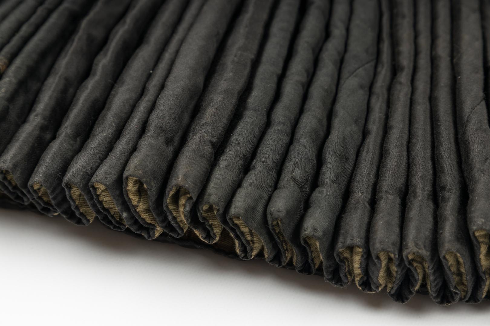 Yupka (black sateen women's overcoat)