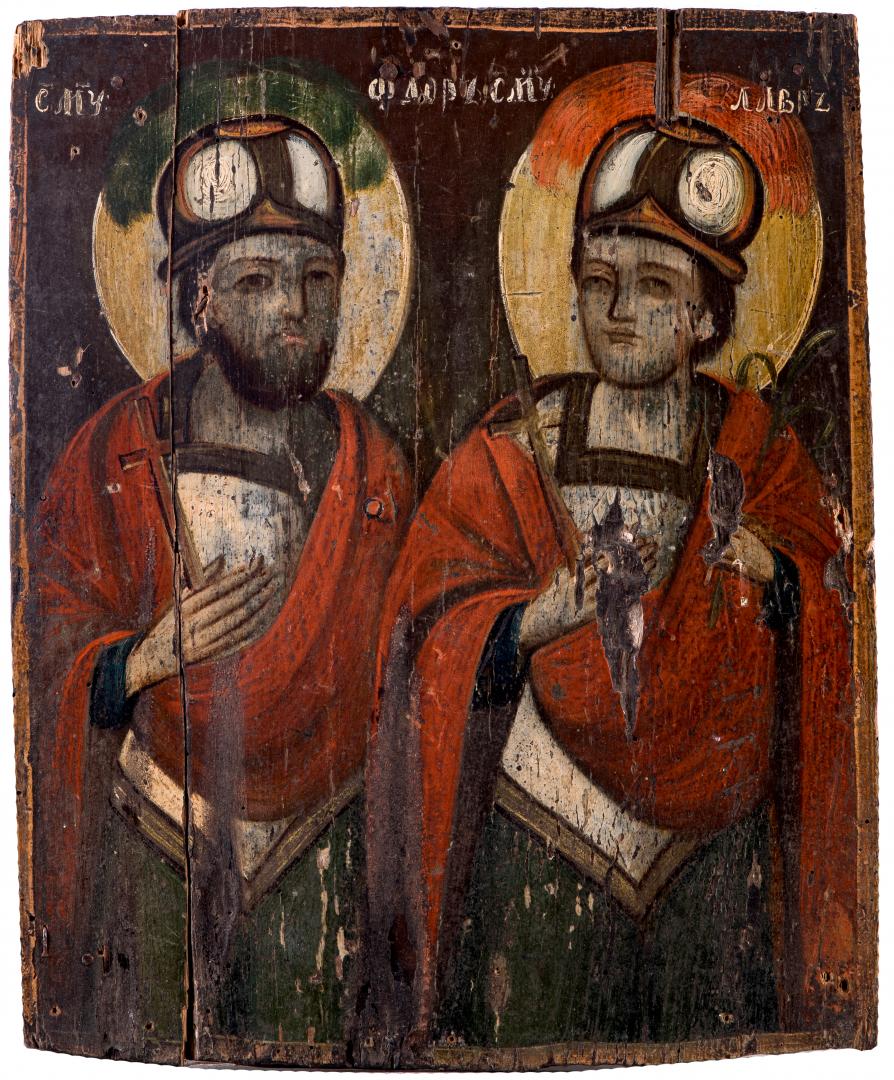 Icon 'Saints Flor and Laurel'