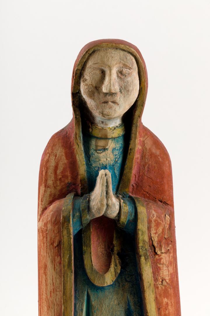 Wooden sculpture of the Virgin Mary