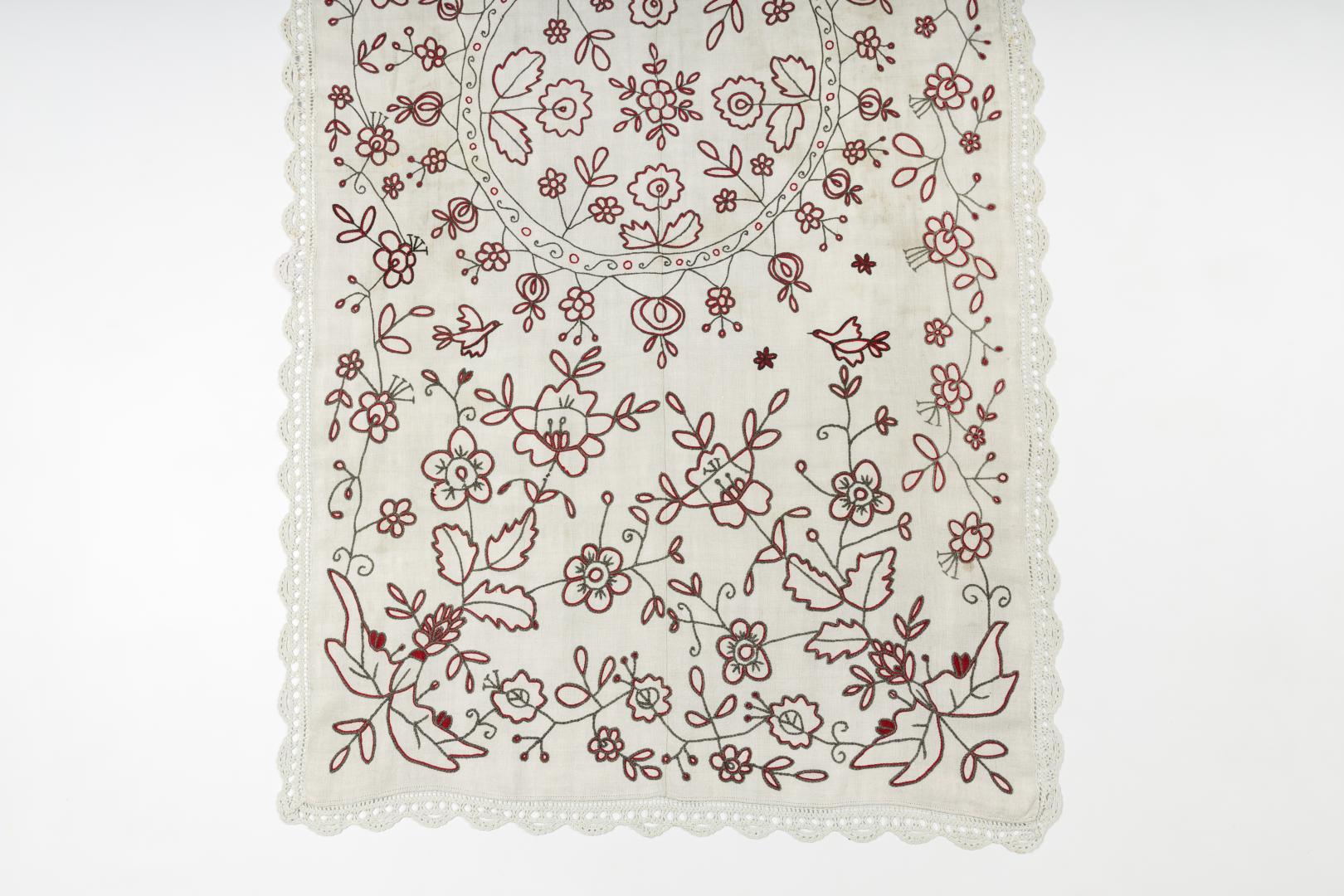 Embroidered tablecloth