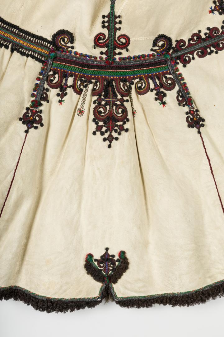 Kozhukh (fur coat) decorated with applique