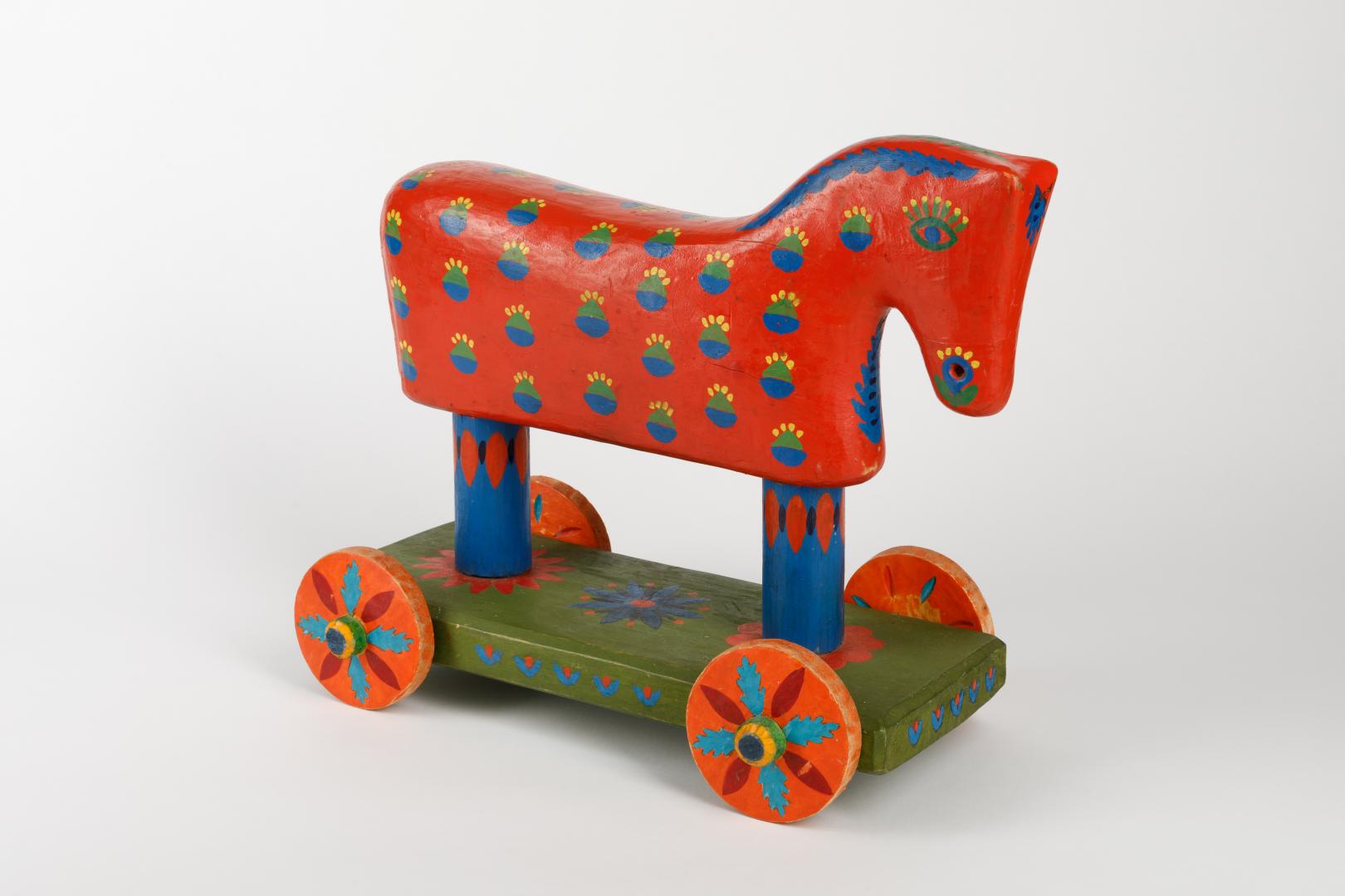 Wooden toy 'Red horse'