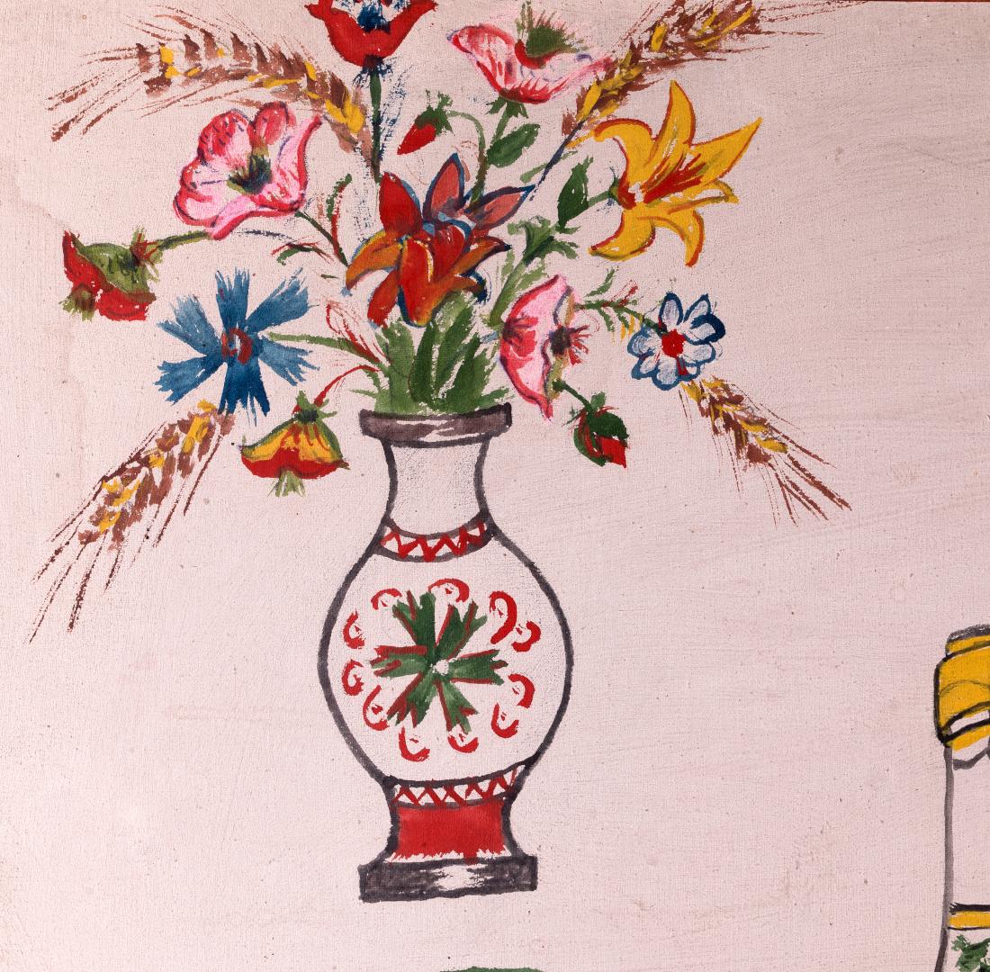 Still life with two bouquets