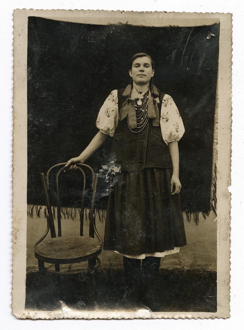 Girl in traditional attire