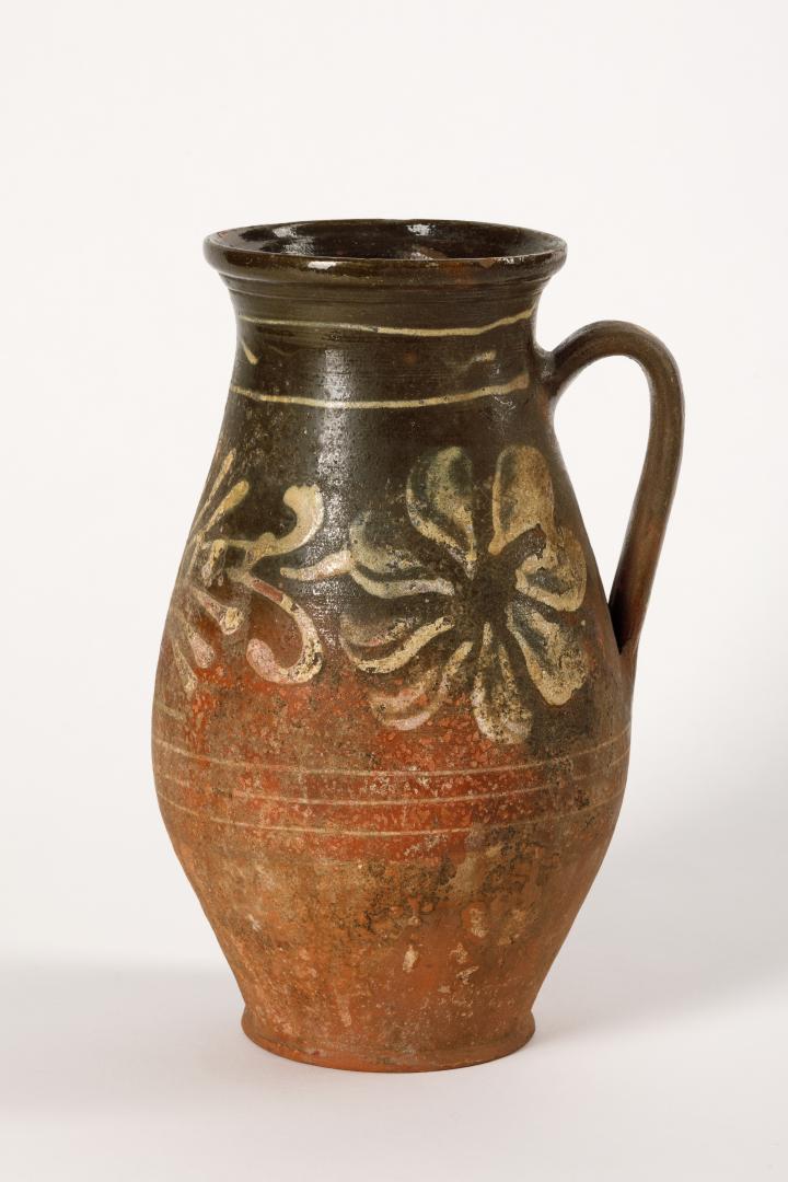 Jug (hlechyk) with a handle