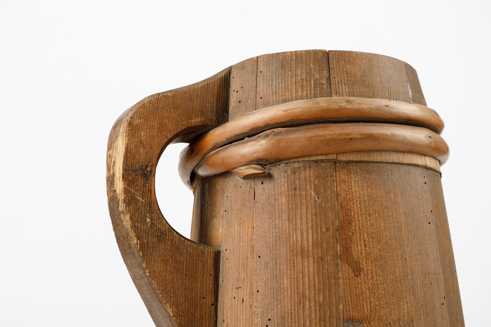 Large wooden konovka (mug)