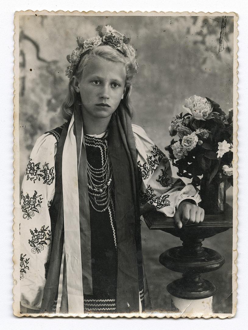 Girl in traditional attire