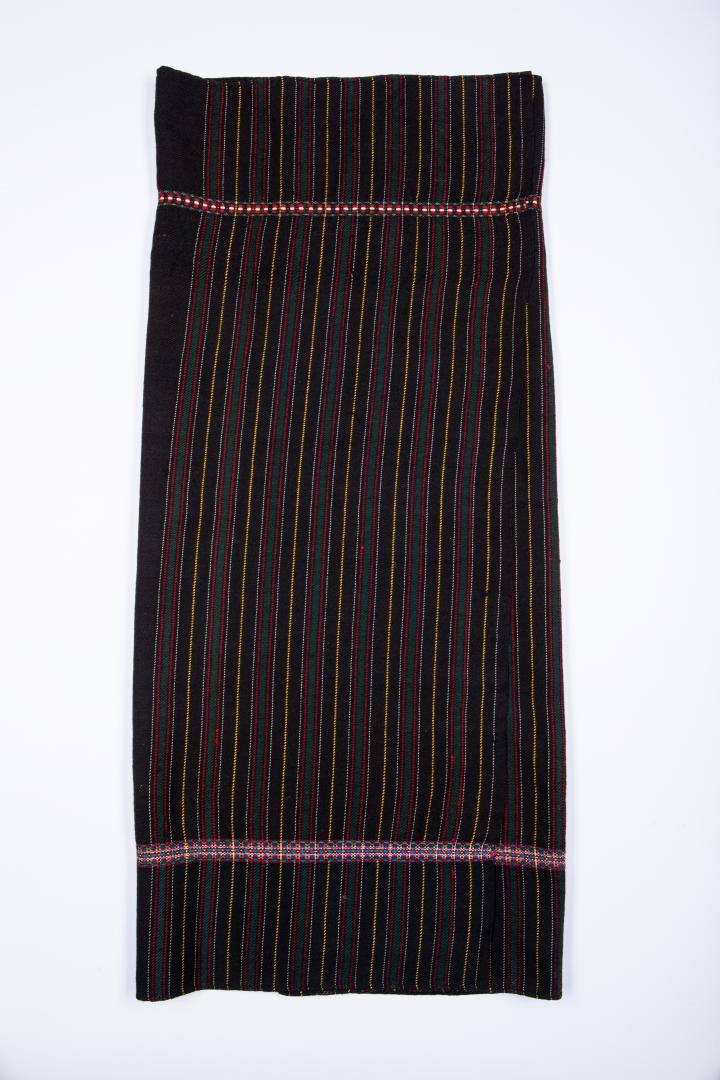 Woven wrap skirt
