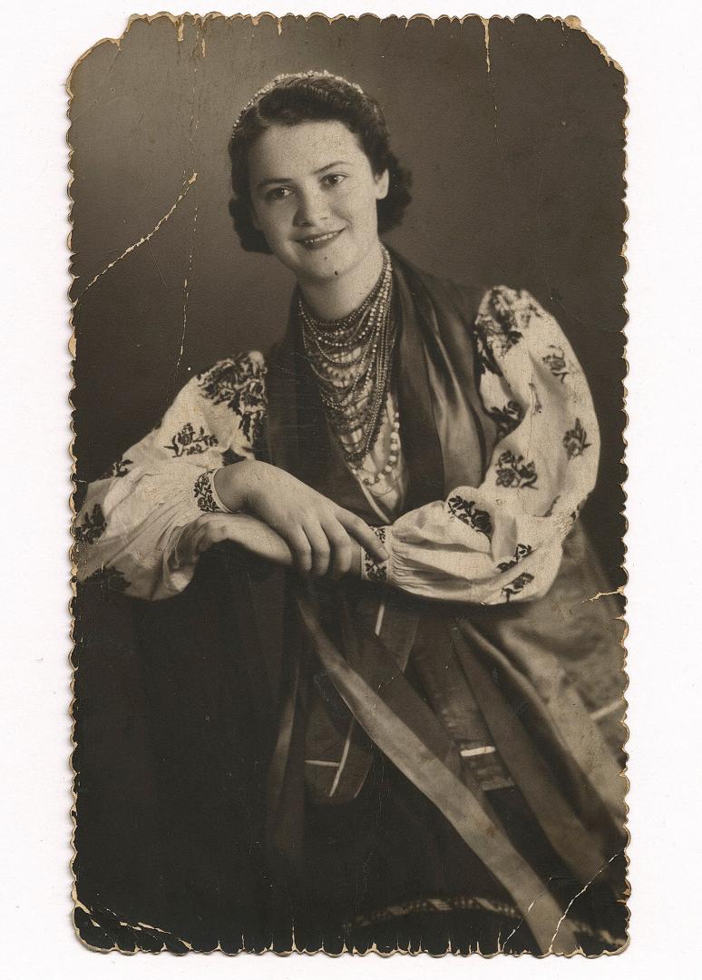 Girl in traditional attire