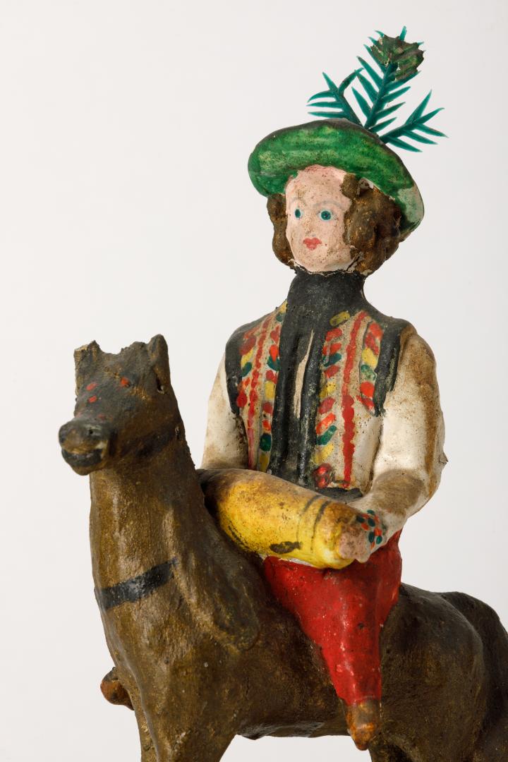Sculpture 'Hutsul on horseback'