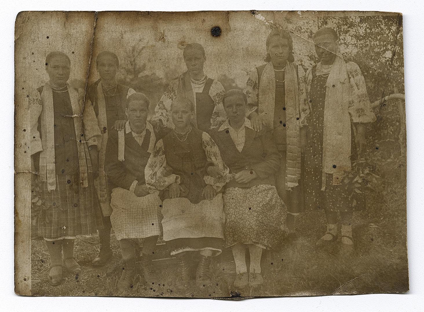 Group of girls in traditional attire
