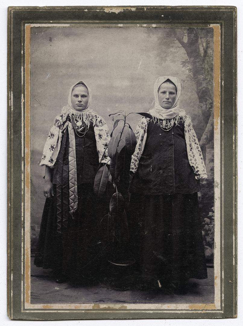 Girl and woman in traditional attire