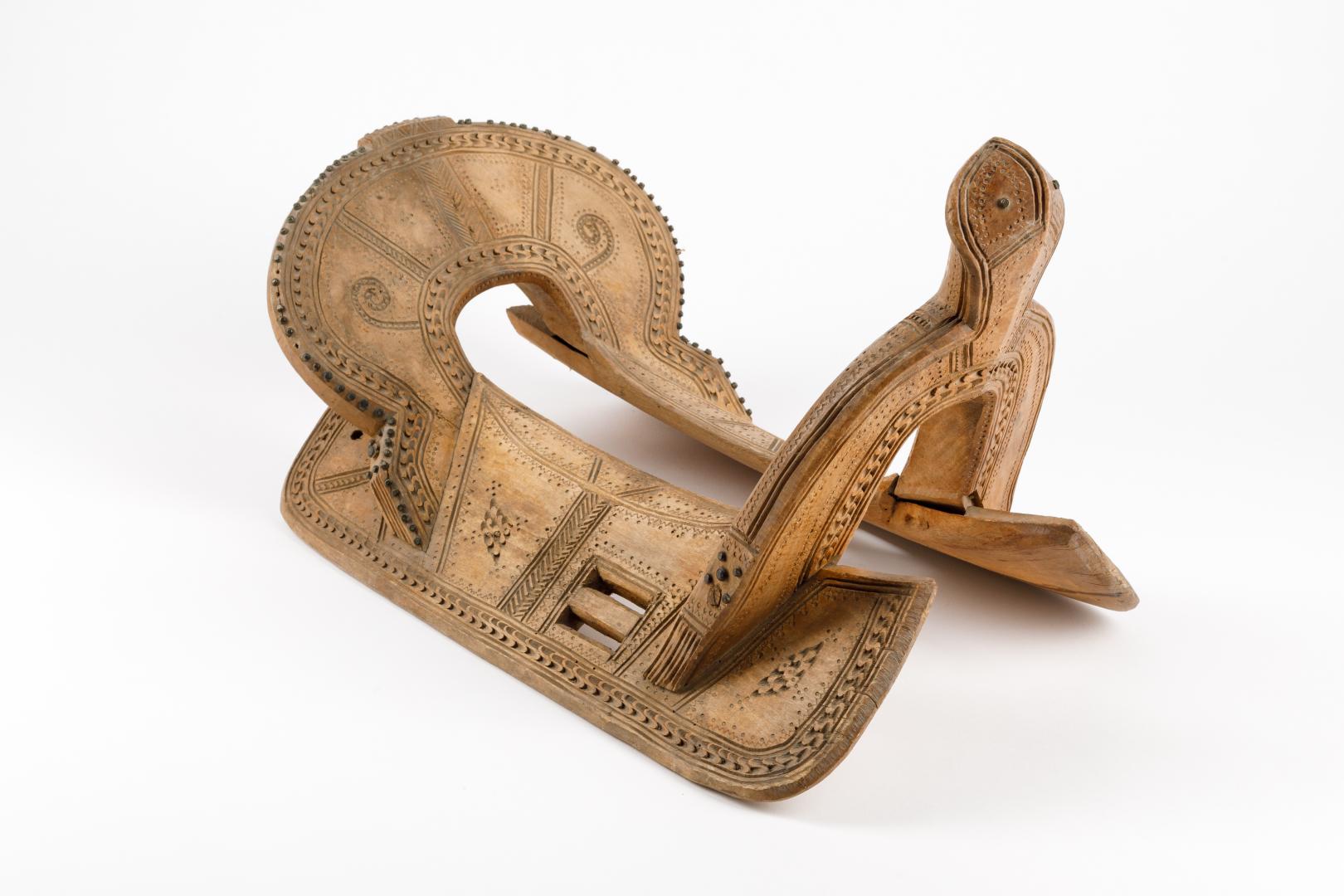 Carved saddle 